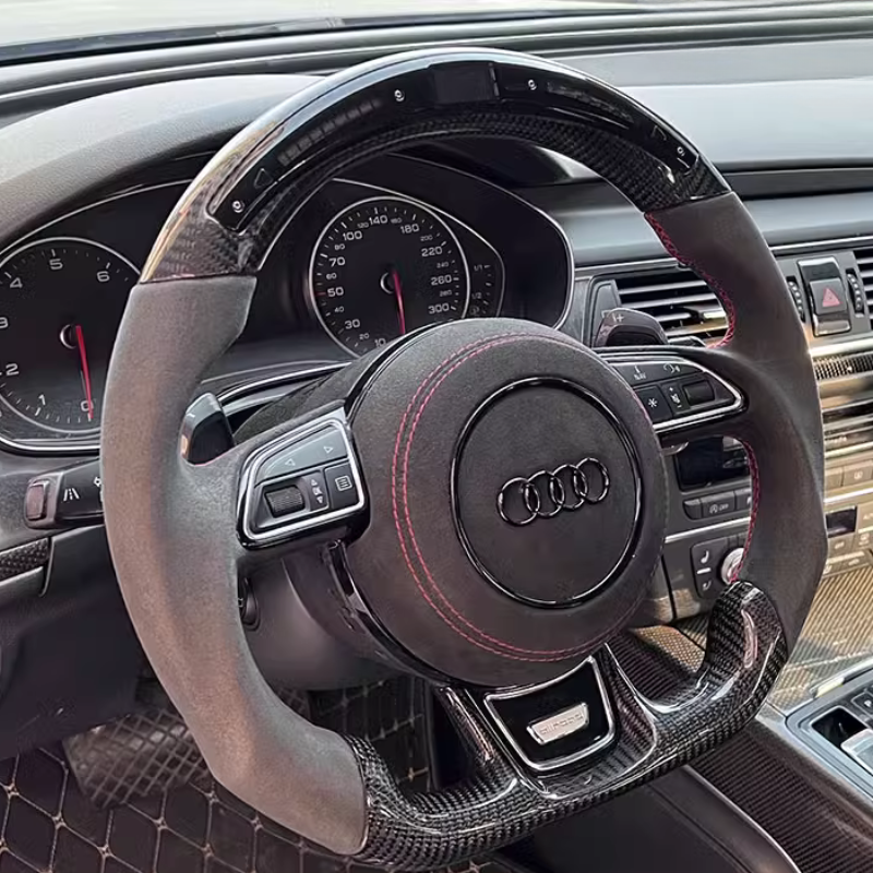 Custom Audi 8V1 S/RS Steering Wheel — detail
