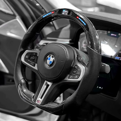 Custom BMW Series G Steering Wheel — detail
