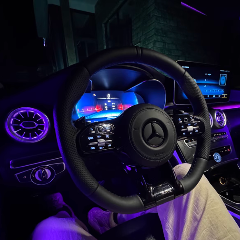 Custom Mercedes AMG Steering Wheel 2015-2021 — detail