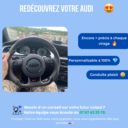 Custom Audi A8/RS8/S8 Steering Wheel — view 4