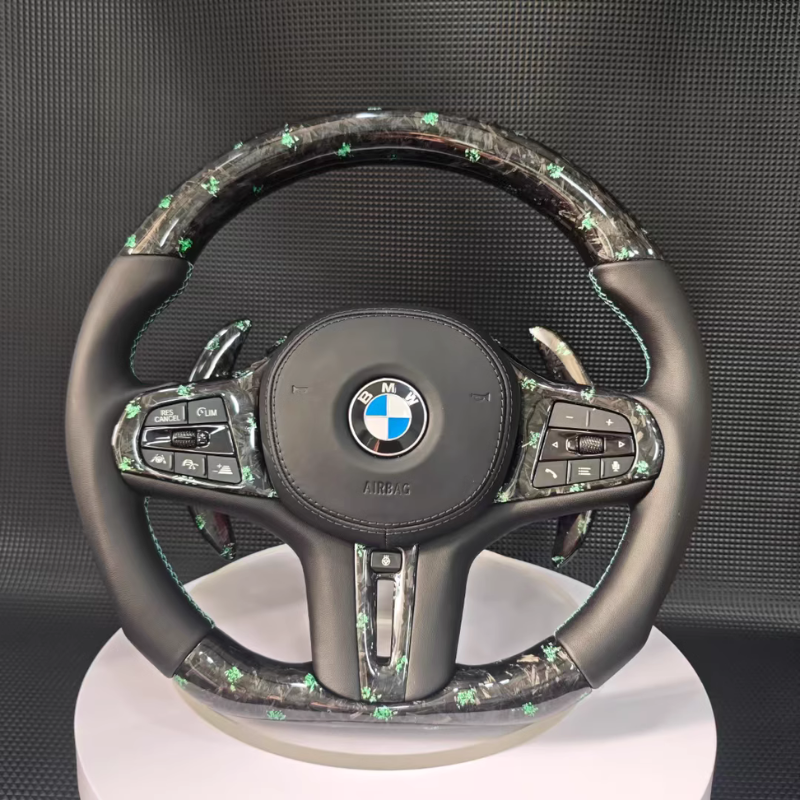 Custom BMW Series G Steering Wheel — front view