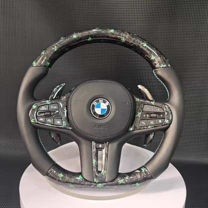Custom BMW Series G Steering Wheel — front view