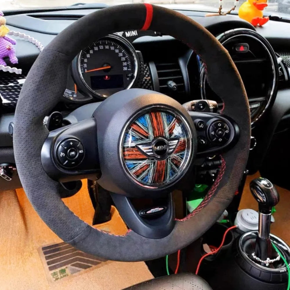 Custom Mini Cooper S Steering Wheel — front view