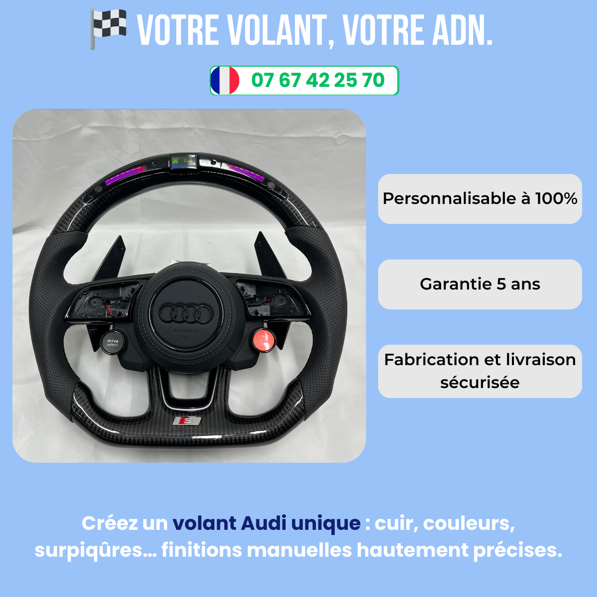 Audi A6/RS6 Steering Wheel — view 3