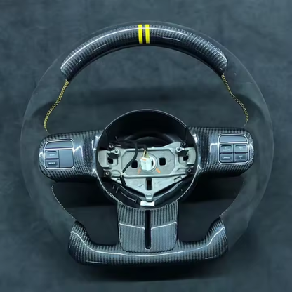 Custom Jeep Cherokee Steering Wheel — front view