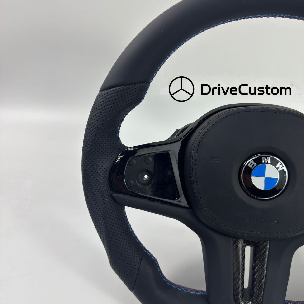Custom BMW M3 Steering Wheel — detail