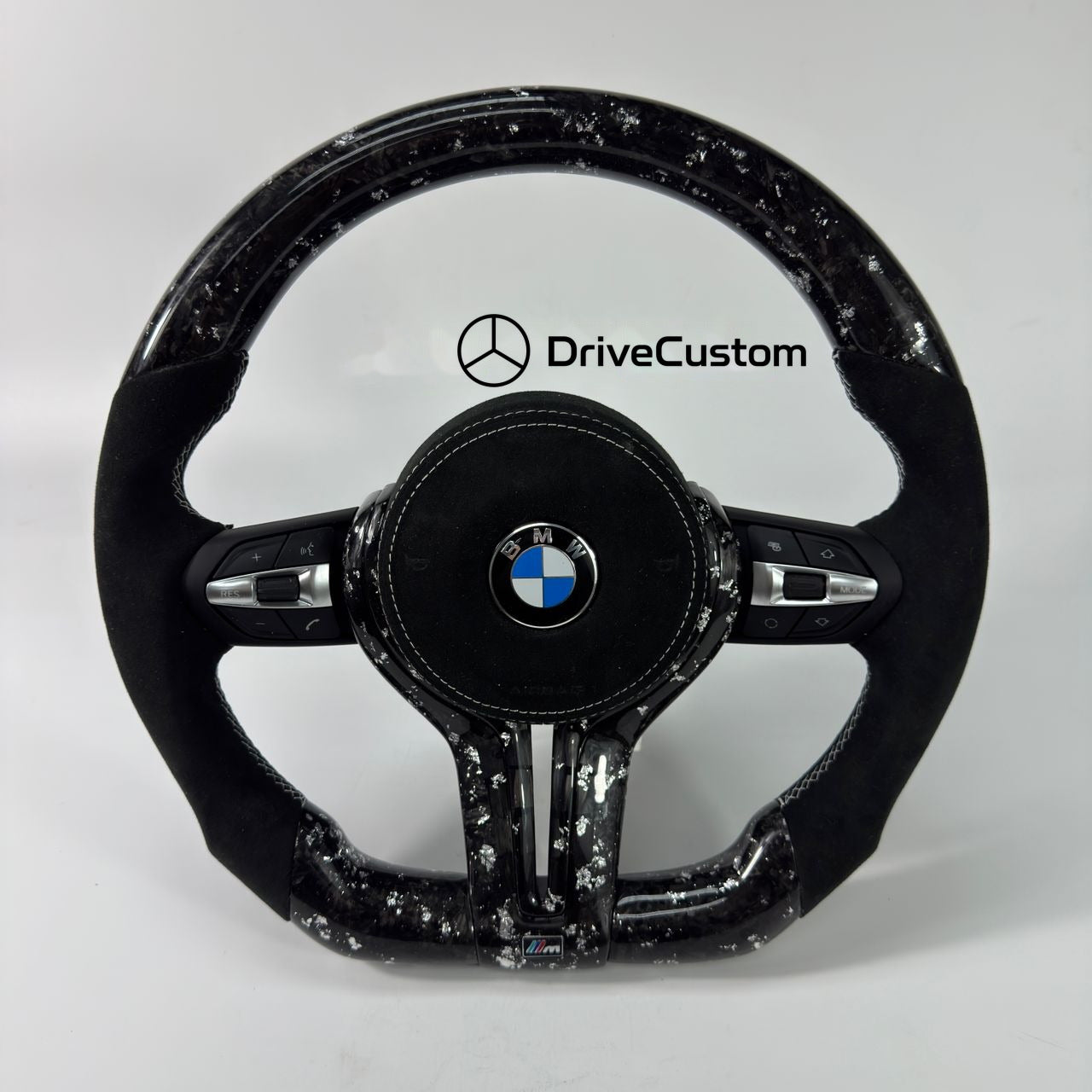 Custom BMW M5 Steering Wheel — front view
