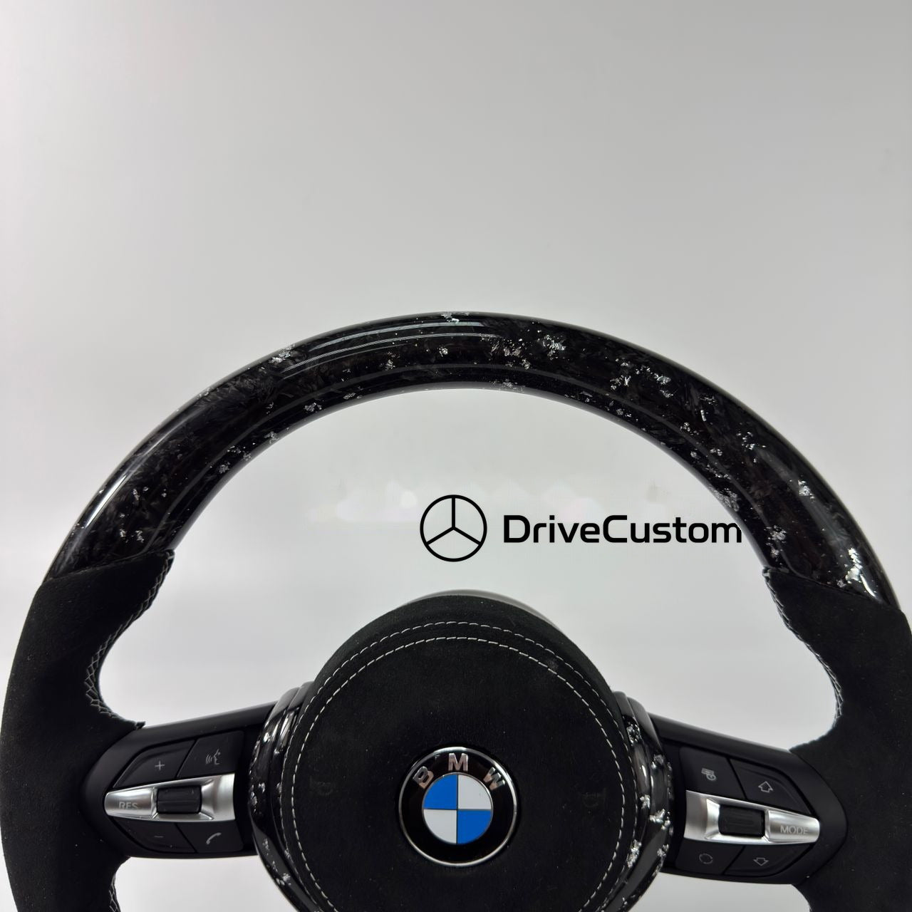 Custom BMW M5 Steering Wheel — detail