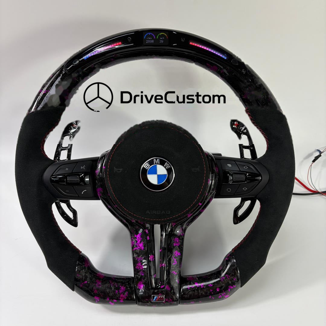 Custom BMW 3 Series Steering Wheel — front view