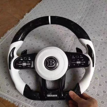 Brabus-Style Mercedes Steering Wheel — view 3