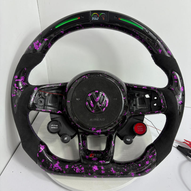 Custom VW Scirocco Steering Wheel — detail
