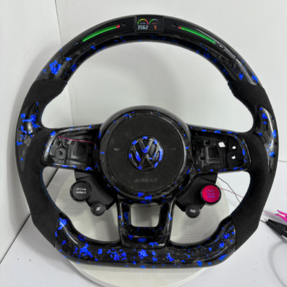 Volant Golf 7 Personnalisé Carbone/Cuir | GTI R GTD