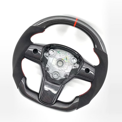 Custom Tesla Model 3 Steering Wheel — view 4