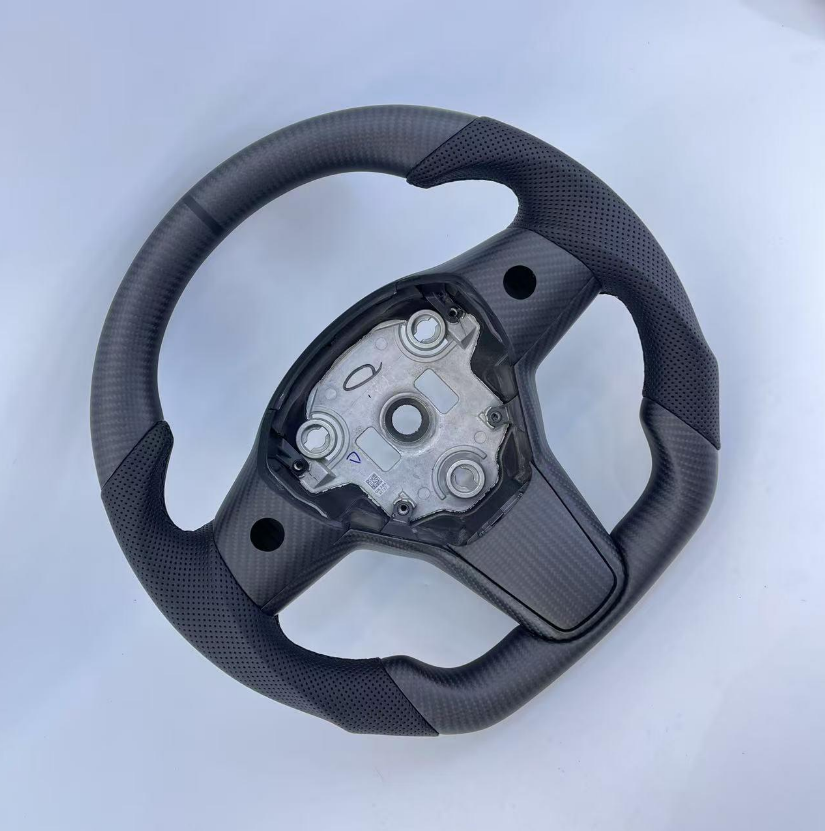 Custom Tesla Model 3 Steering Wheel — view 3