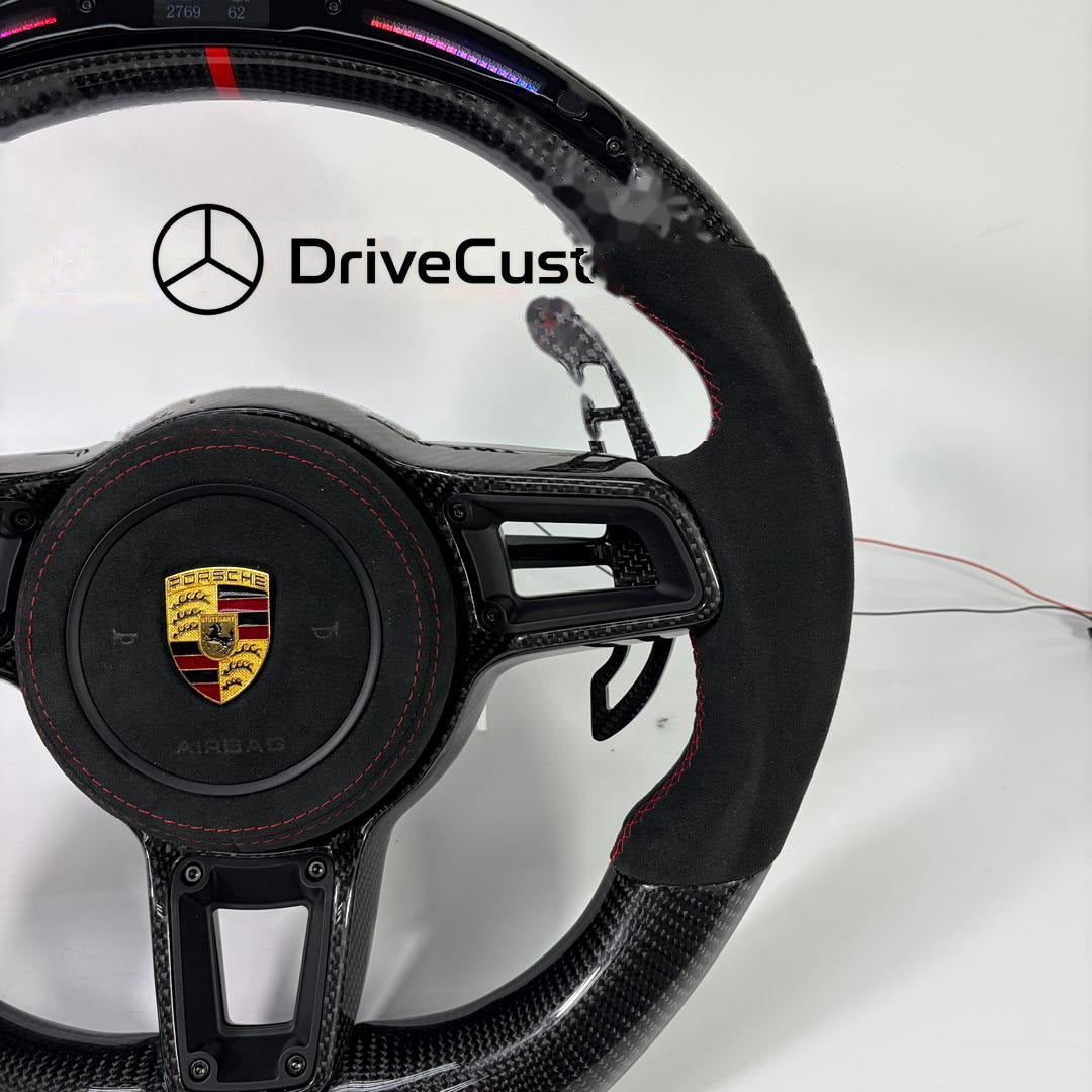 Custom Porsche Cayenne Steering Wheel — view 5