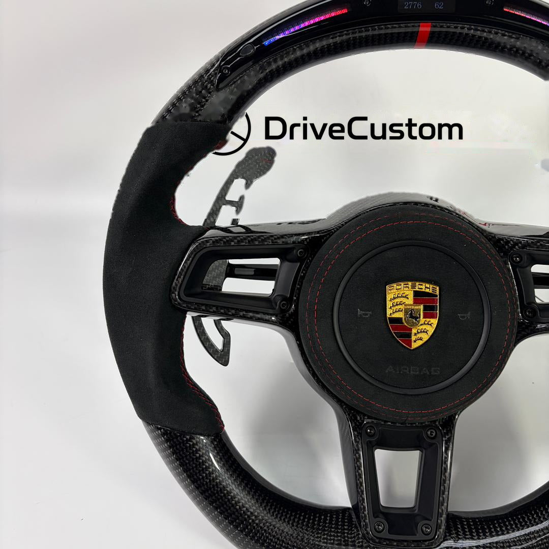 Custom Porsche Cayenne Steering Wheel — view 6