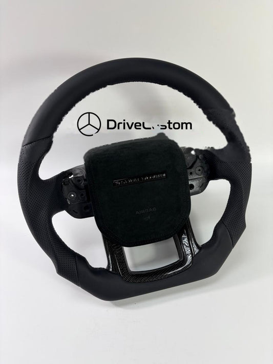 Custom Range Rover Steering Wheel — front view