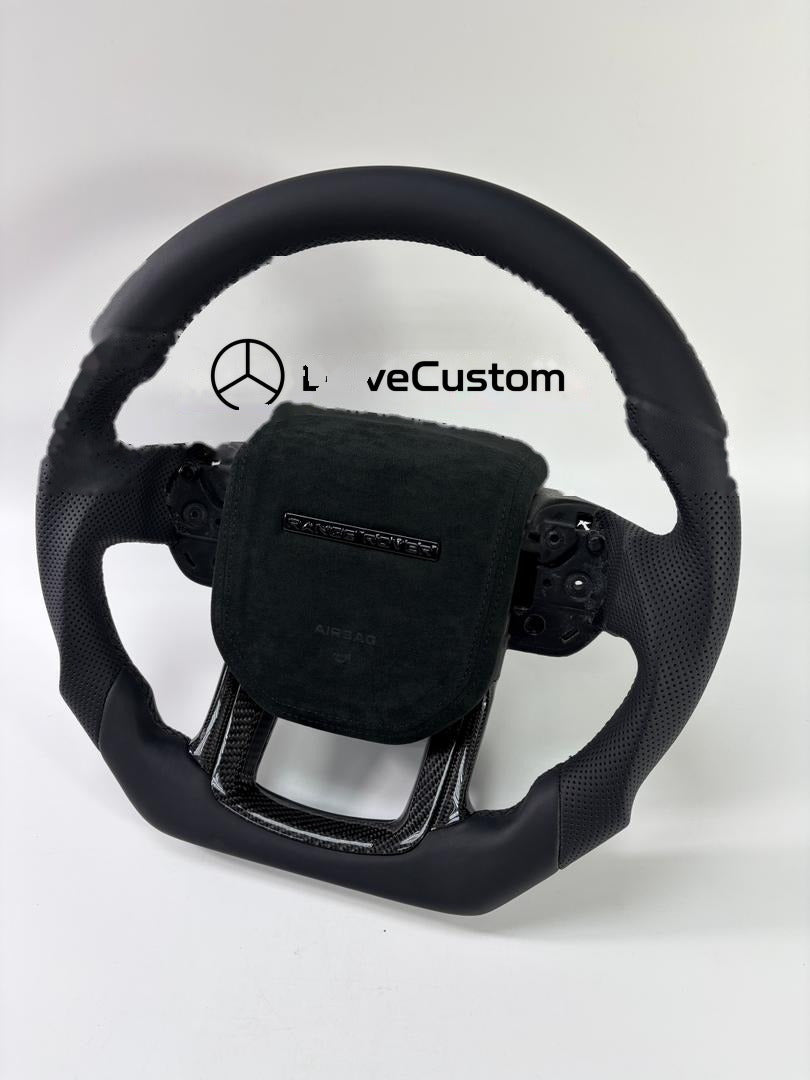 Custom Range Rover Steering Wheel — detail
