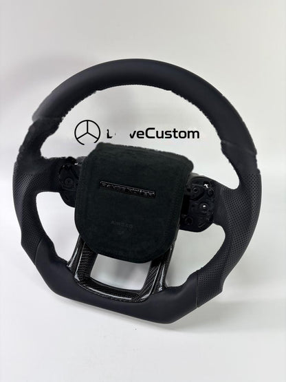 Custom Range Rover Steering Wheel — detail