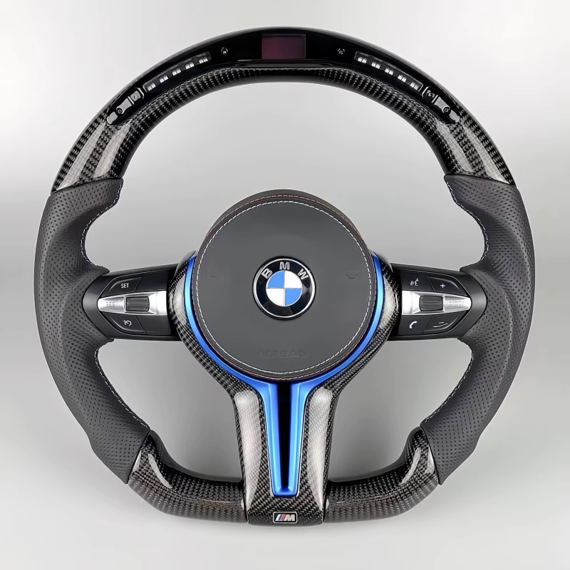Custom BMW F Series Steering Wheel — front view